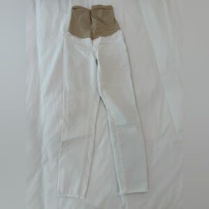White Skinny Maternity Jeans